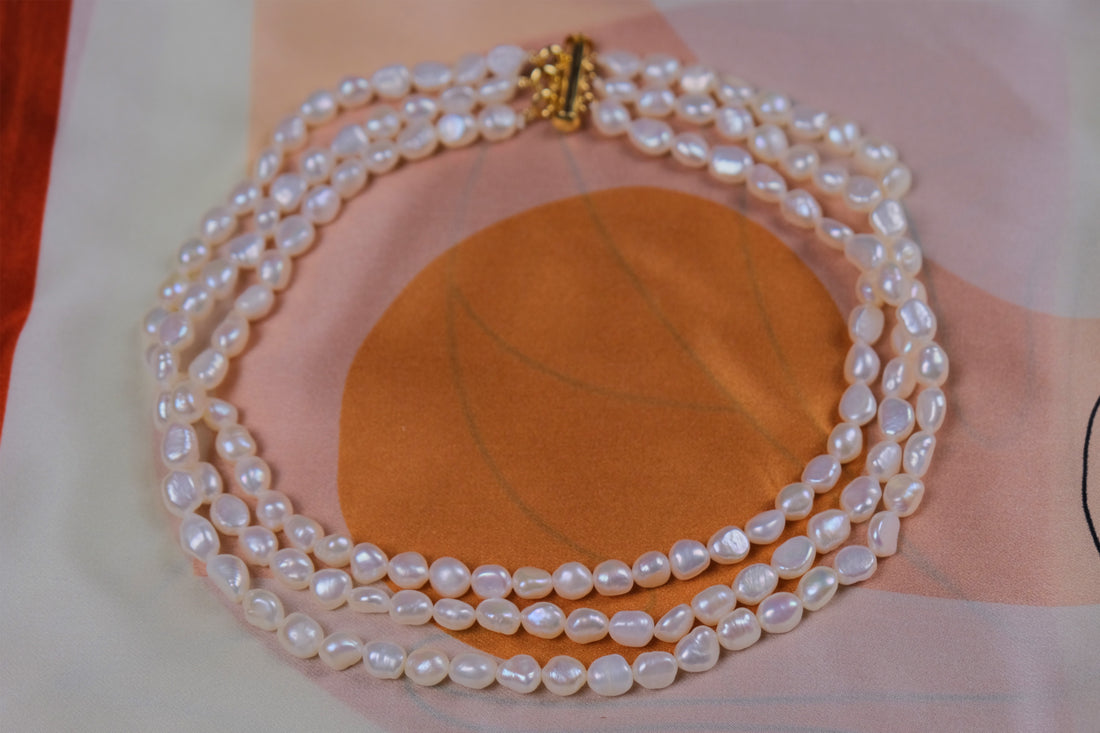 collier perle naturelle femme