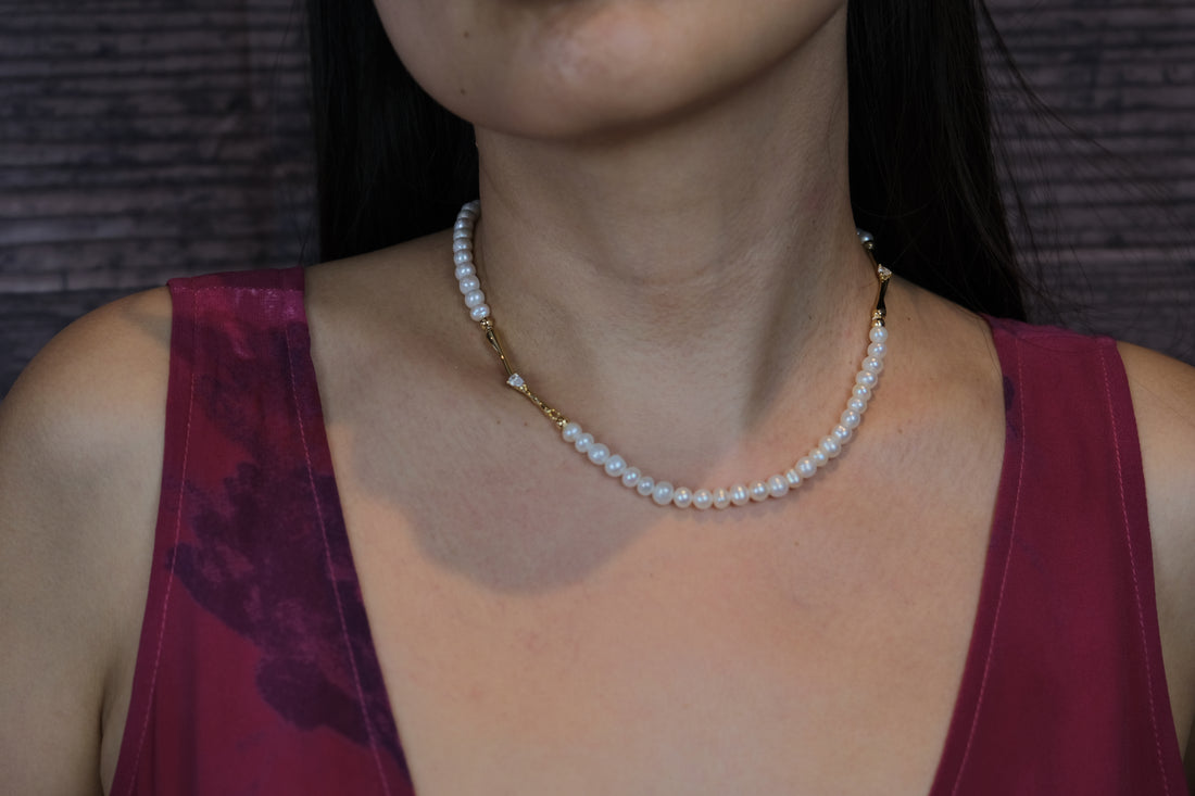 collier en perle pour femme